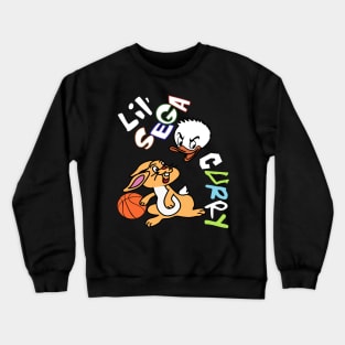 Lil' Sega & Jason Curry Basketball Mascots Mashup Crewneck Sweatshirt